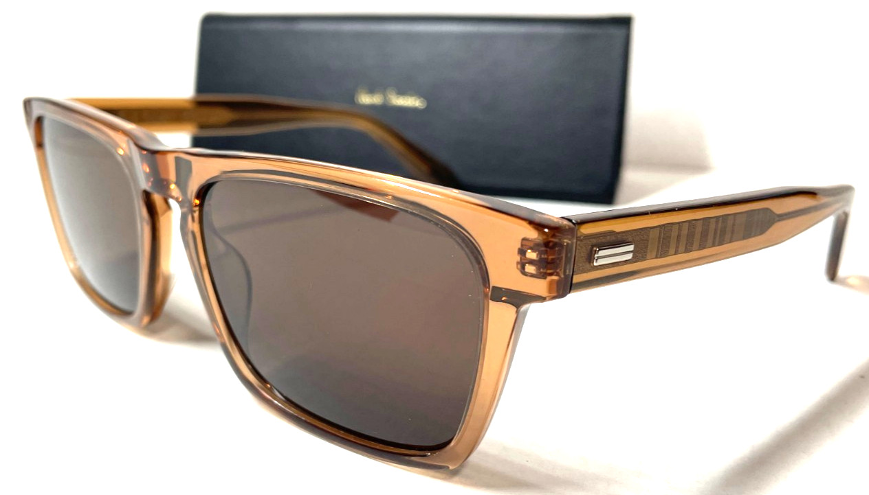 PAUL SMITH FRASER PSSN077 04 LIGHT BROWN W/BROWN LENS AUTHENTIC SUNGLASSES 56-19