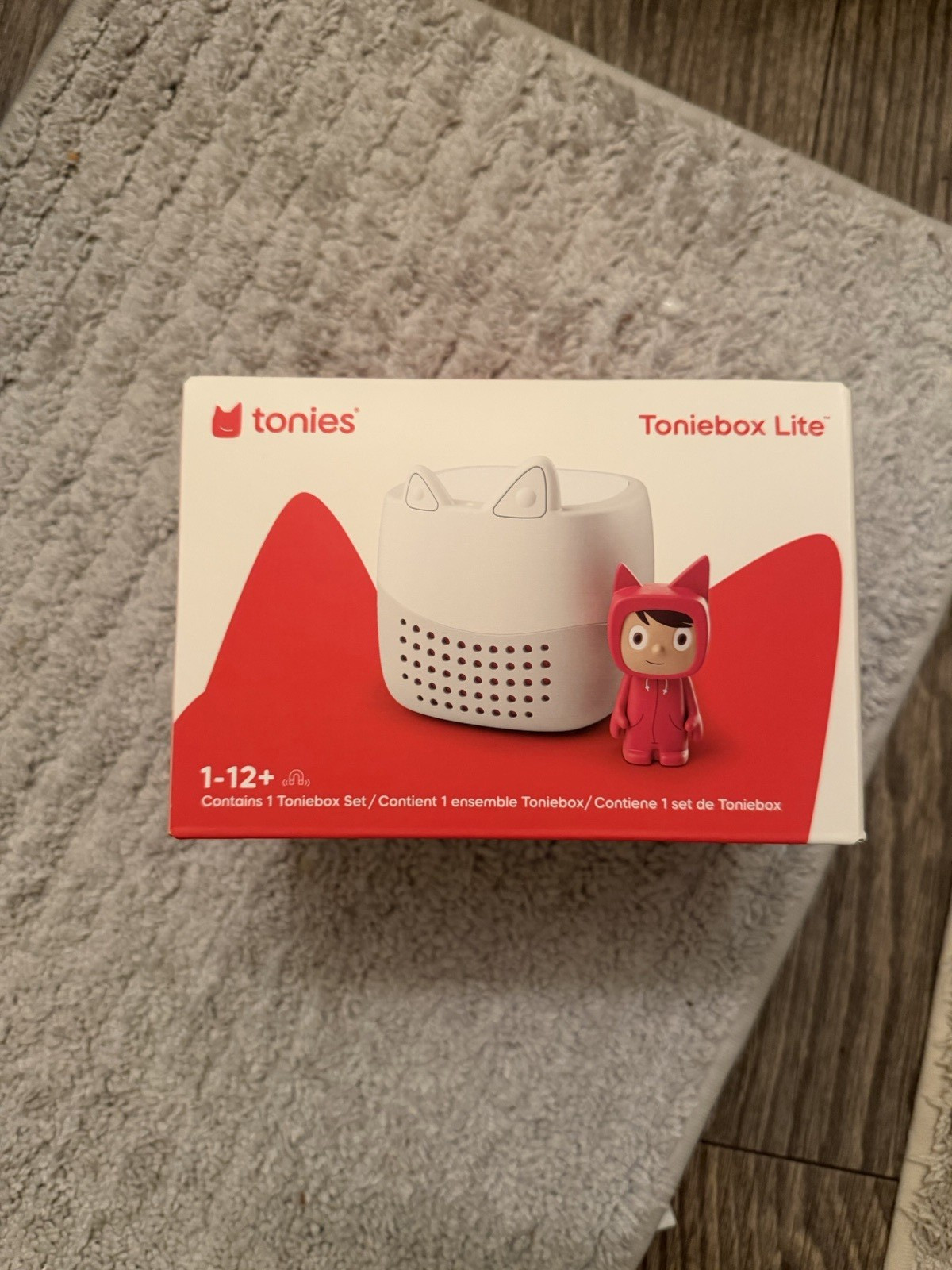 Tonies Toniebox Lite Starter Set White + Creative Tonie 1-12+ NEW