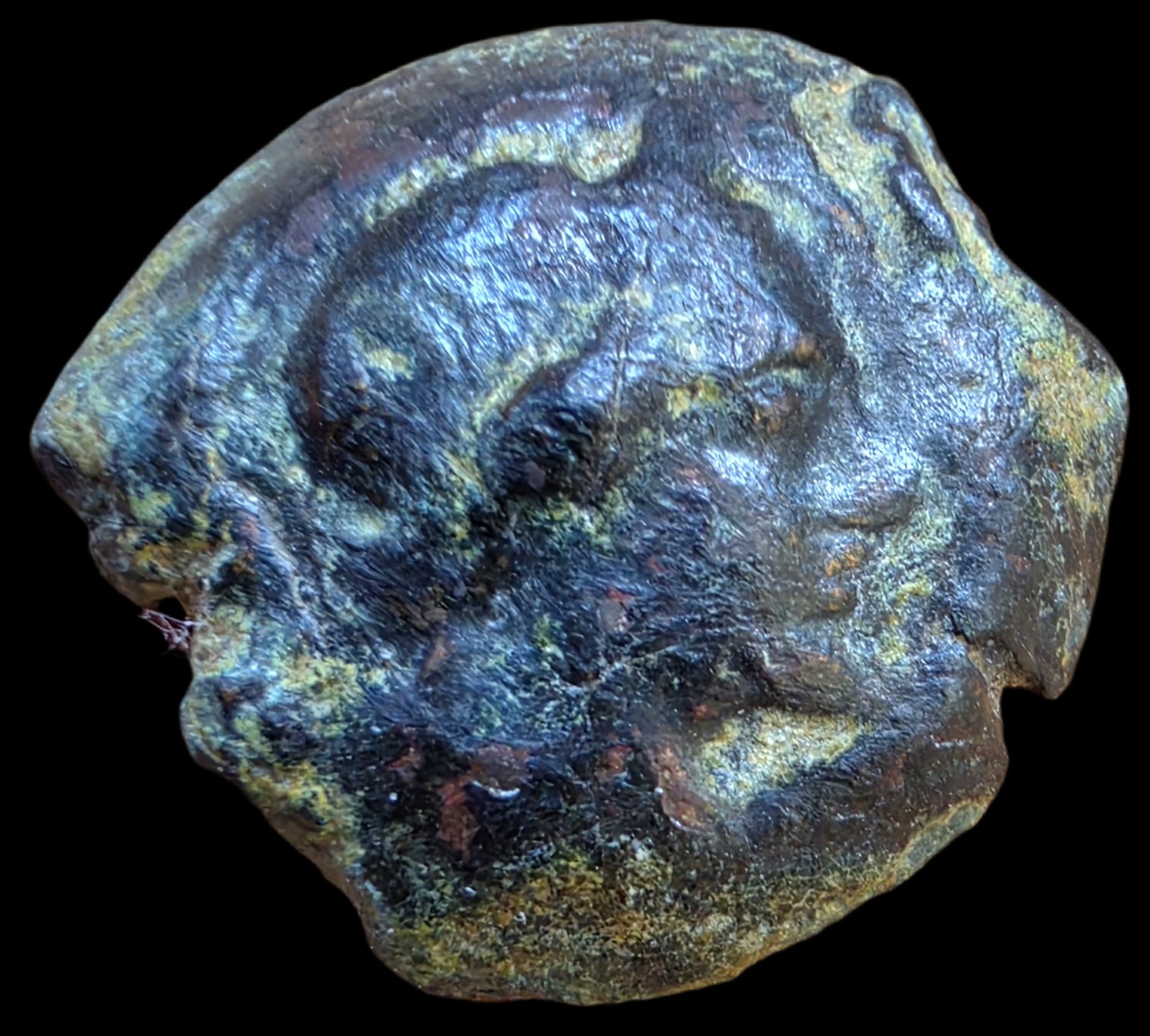 Ancient Egypt Queen Last Pharaoh Cleopatra VII Authentic Ancient Coin with COA