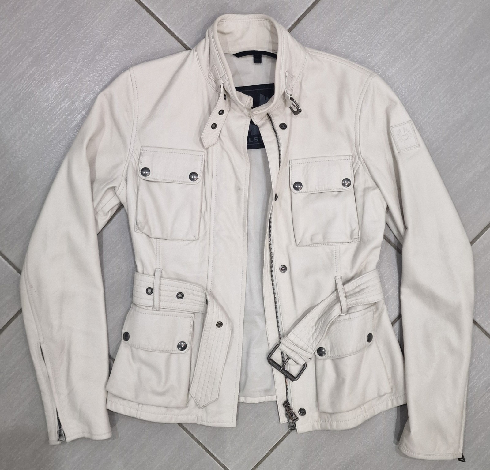 Belstaff Roadmaster Panther Leather Jacket Ultra Rare Limited Edition size 40