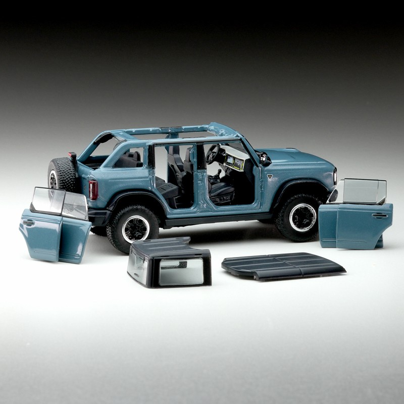 6th Gen Bronco 1/64 Alloy Diecast Offroad SUV Model High Quality Boy Gift