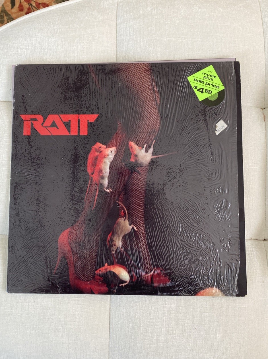1983 Original Ratt Self Titled Vinyl EP Black/White Back, Time Coast TC-2203 1983 Original Ratt Self Titled Vinyl EP Black/White Back, Time Coast TC-2203