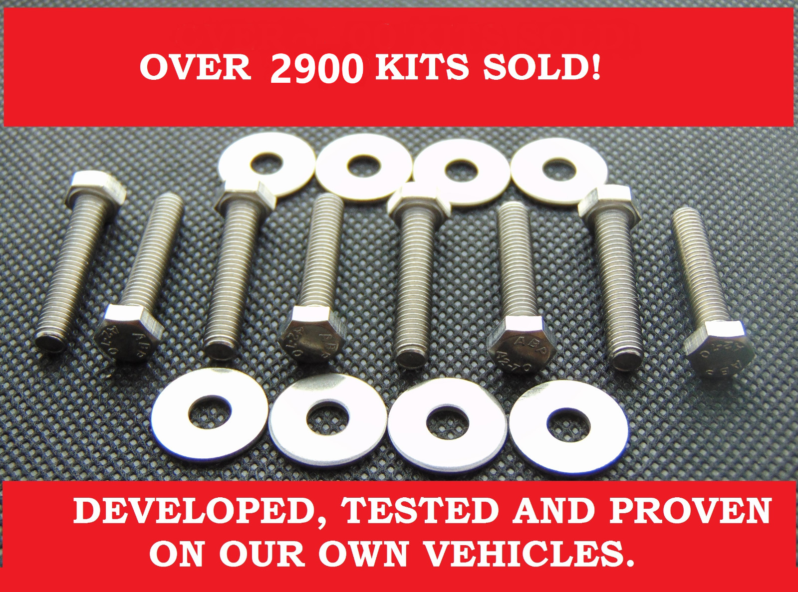 FORD 4.6 & 5.4 LITER COIL PACK STAINLESS STEEL BOLT / SCREW KIT. Over 2900 SOLD