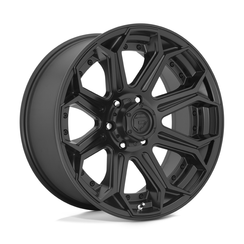 20x9 Fuel D706 SIEGE MATTE BLACK Wheel 6x5.5 (1mm)