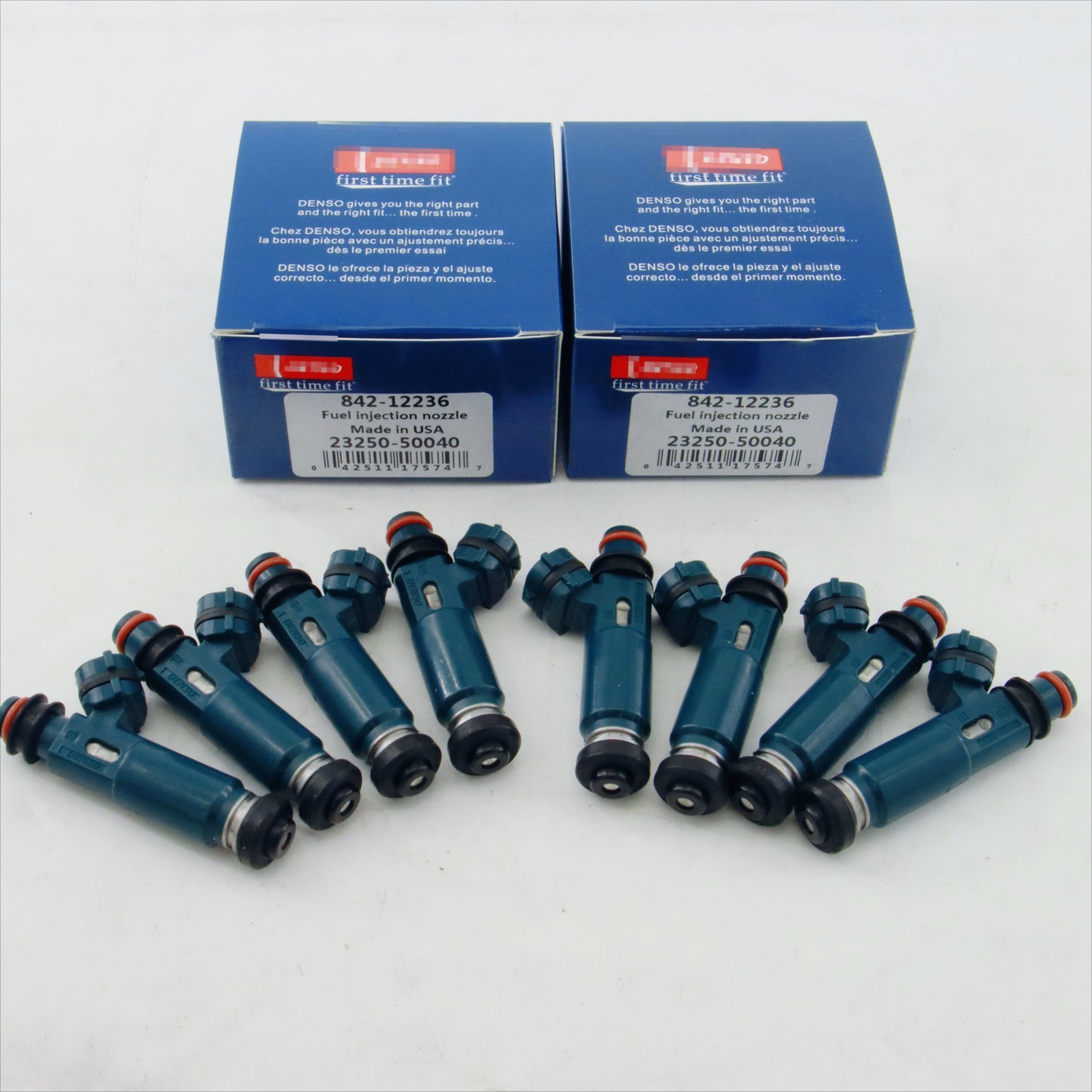 8PCS DENSO Fuel Injectors For 2000-2003 Tundra & Lexus 4.7L V8 23250-50040 NEW