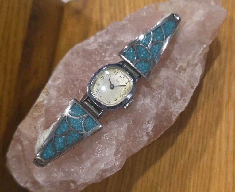 Vintage Navajo Watch Tips and Bands Sterling Silver