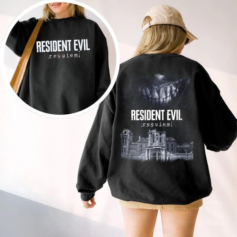 Vintage Resident Evil 9 Requiem Shirt, Retro RE9 Survival Horror Game Tee