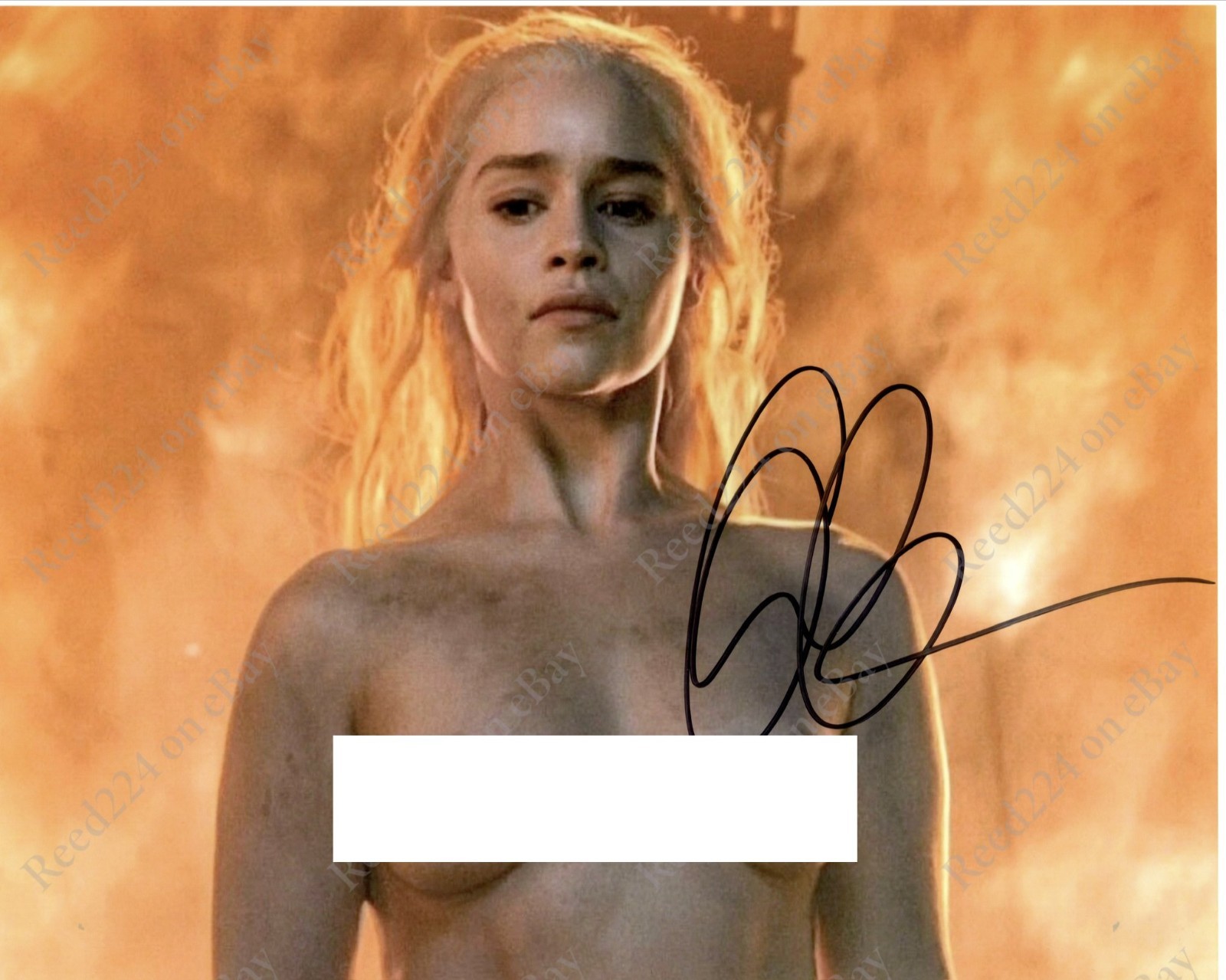 Emilia Clarke Signed 8x10 Photo UACC COA + Date, Location, & Event Details Emilia Clarke Signed 8x10 Photo UACC COA + Date, Location, & Event Details