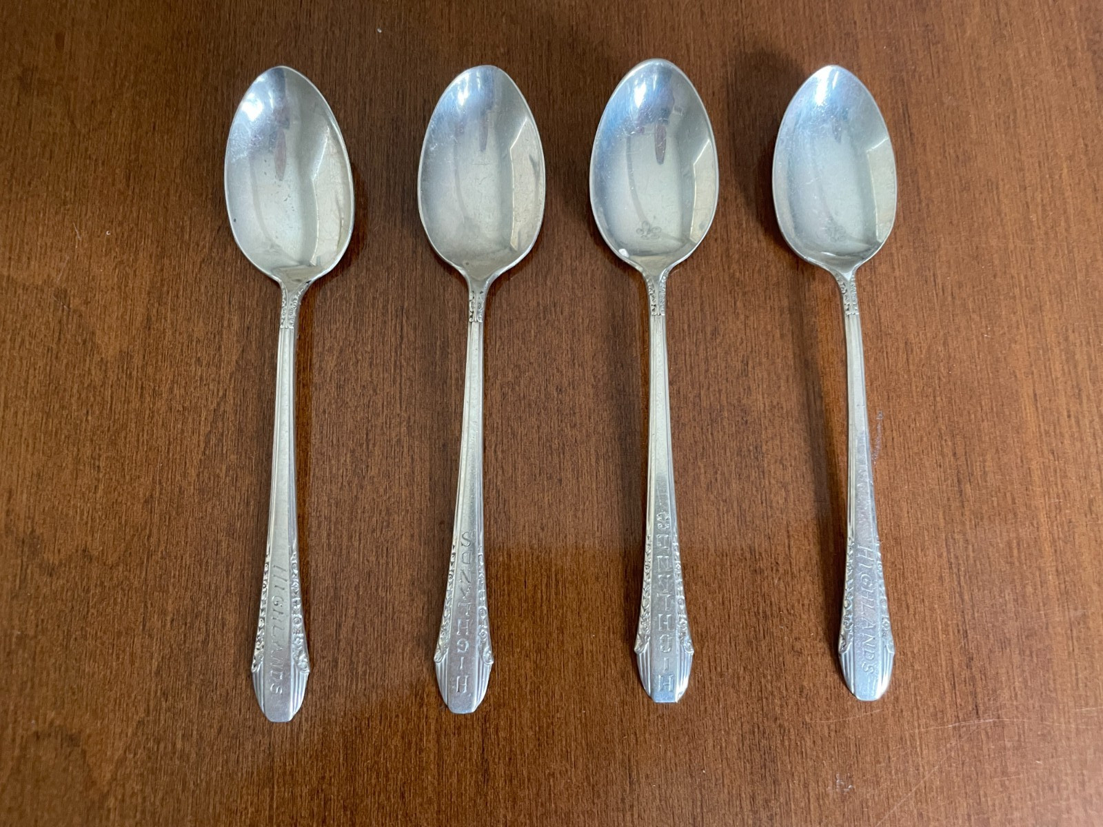 International Silver Enchantress 4 Teaspoons