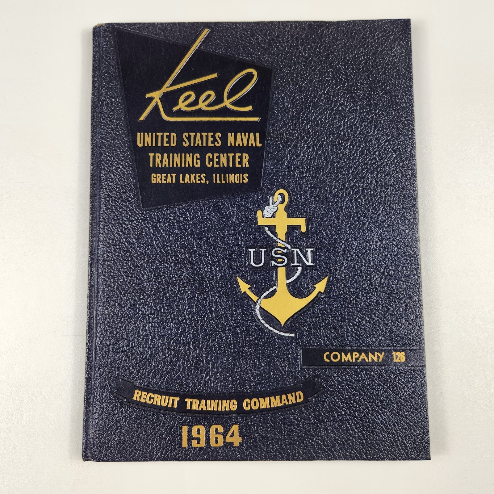 Keel United States Naval Training Center 1964 Company 126 Yearbook VTG Original