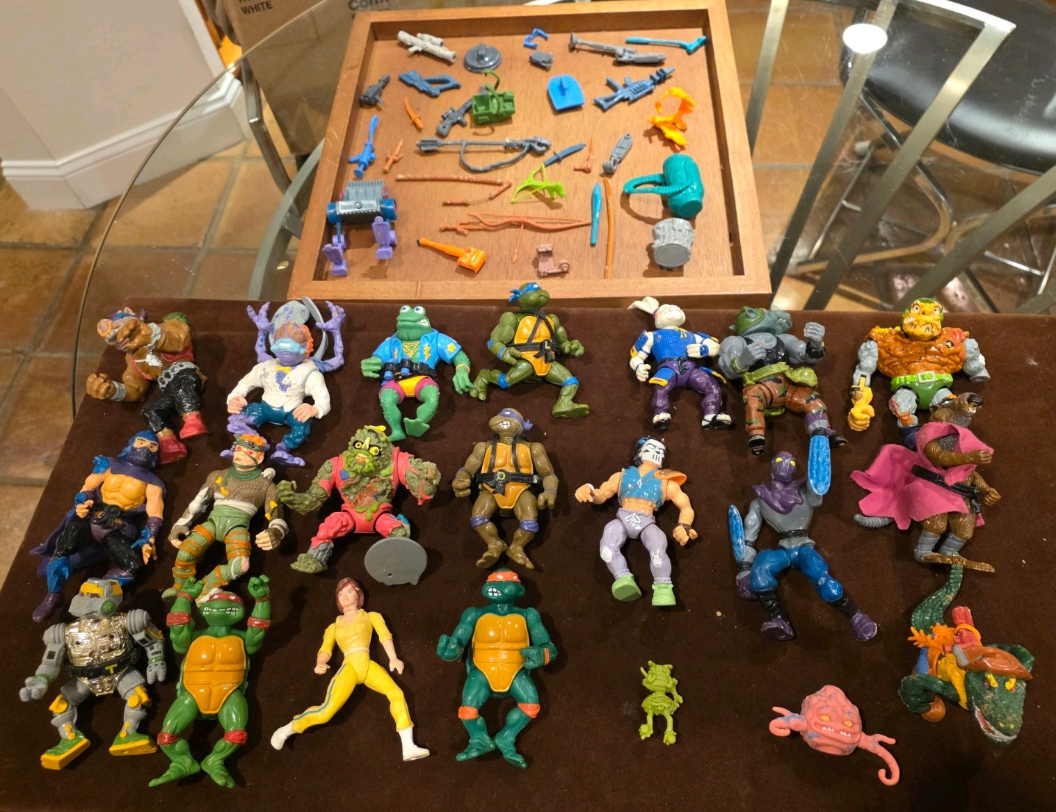 TMNT Teenage Mutant ninja Turtles 20 Figures 30 Weapons/Accessories 80s/90s TMNT Teenage Mutant ninja Turtles 20 Figures 30 Weapons/Accessories 80s/90s