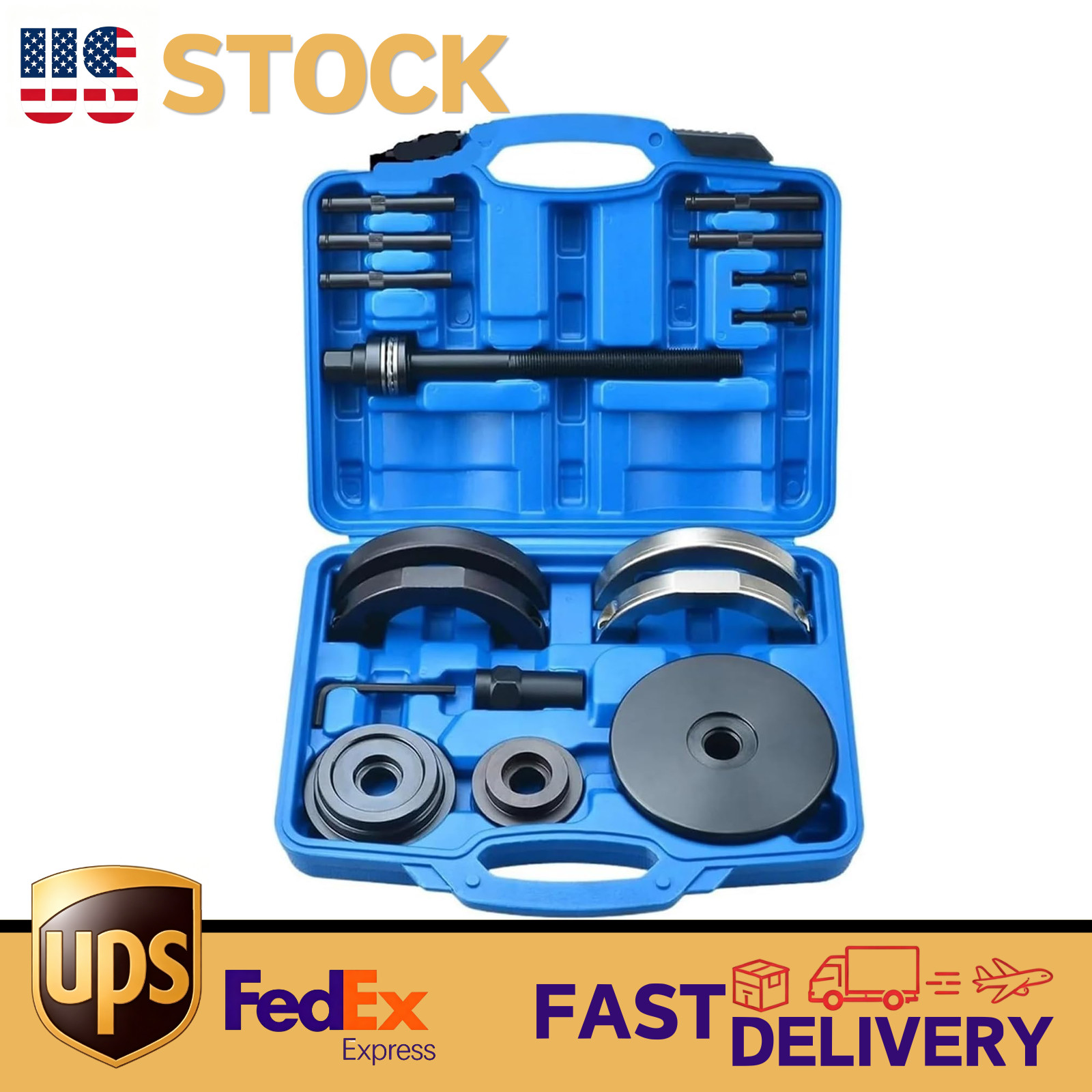 20Pc Wheel Hub Bearing Installer Remover Tool Set 85mm for Ford,Volvo,Land Rover