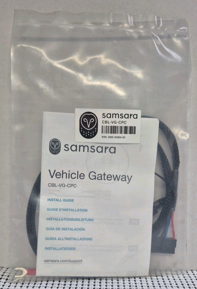 Samsara CBL-VG-CPC Install Cable For Samsara Vehicle Gateway - New Samsara CBL-VG-CPC Install Cable For Samsara Vehicle Gateway - New