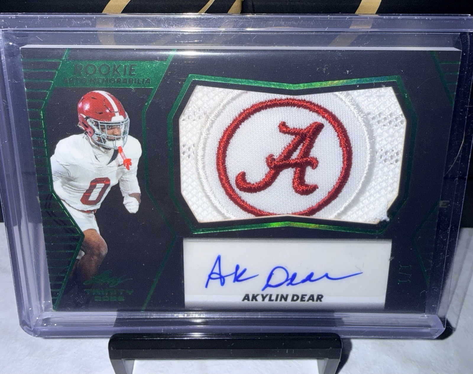Leaf 2026 Akylin Dear Rookie Auto Memorabilia Alabama Crimson Tide RM-AD1 1/1 Leaf 2026 Akylin Dear Rookie Auto Memorabilia Alabama Crimson Tide RM-AD1 1/1