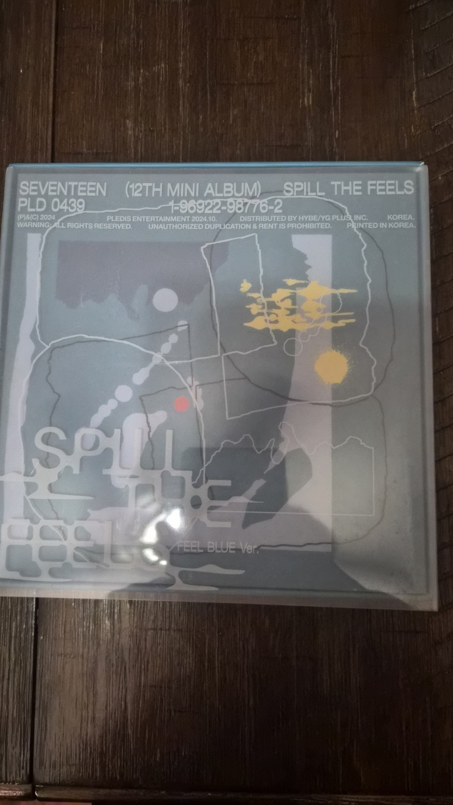 SEVENTEEN Spill The Feels FEEL BLUE Ver. Mini Album CD 2024 PLEDIS Sealed