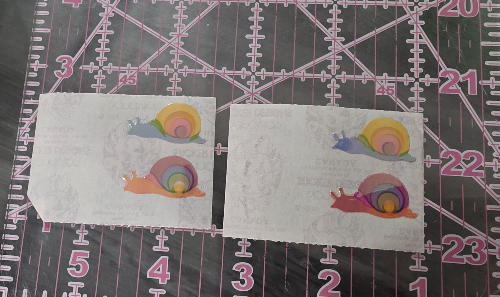 vintage Sandylion Rare pearlescent rainbow snail stickers vintage Sandylion Rare pearlescent rainbow snail stickers