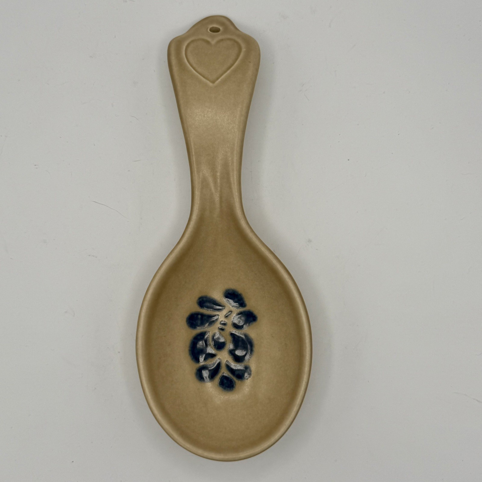 Vtg Pfaltzgraff FOLK ART Spoon Rest 9.5