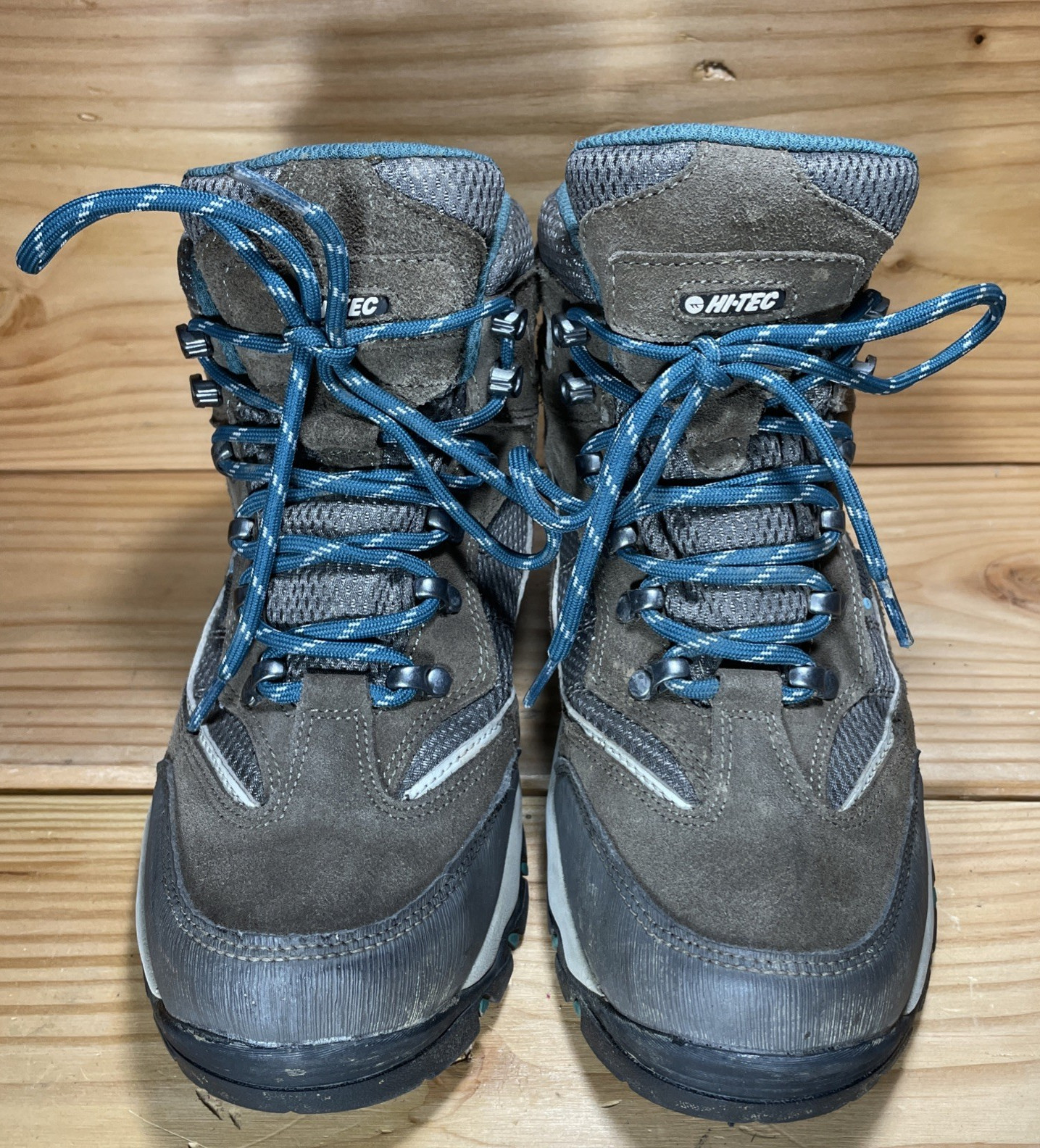 HI-TEC Hiking Boots Women’s Size 7 9779Blue/Grey HI-TEC Hiking Boots Women’s Size 7 9779Blue/Grey
