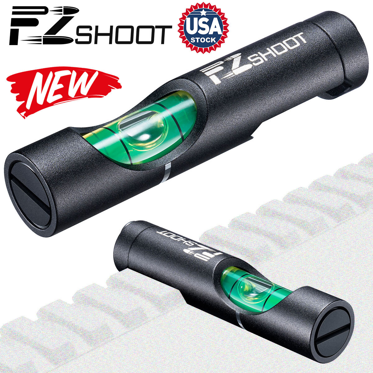 Matte Optic Scope Spirit Bubble Level Mount For 20/21/21.2mm Picatinny Rail USA
