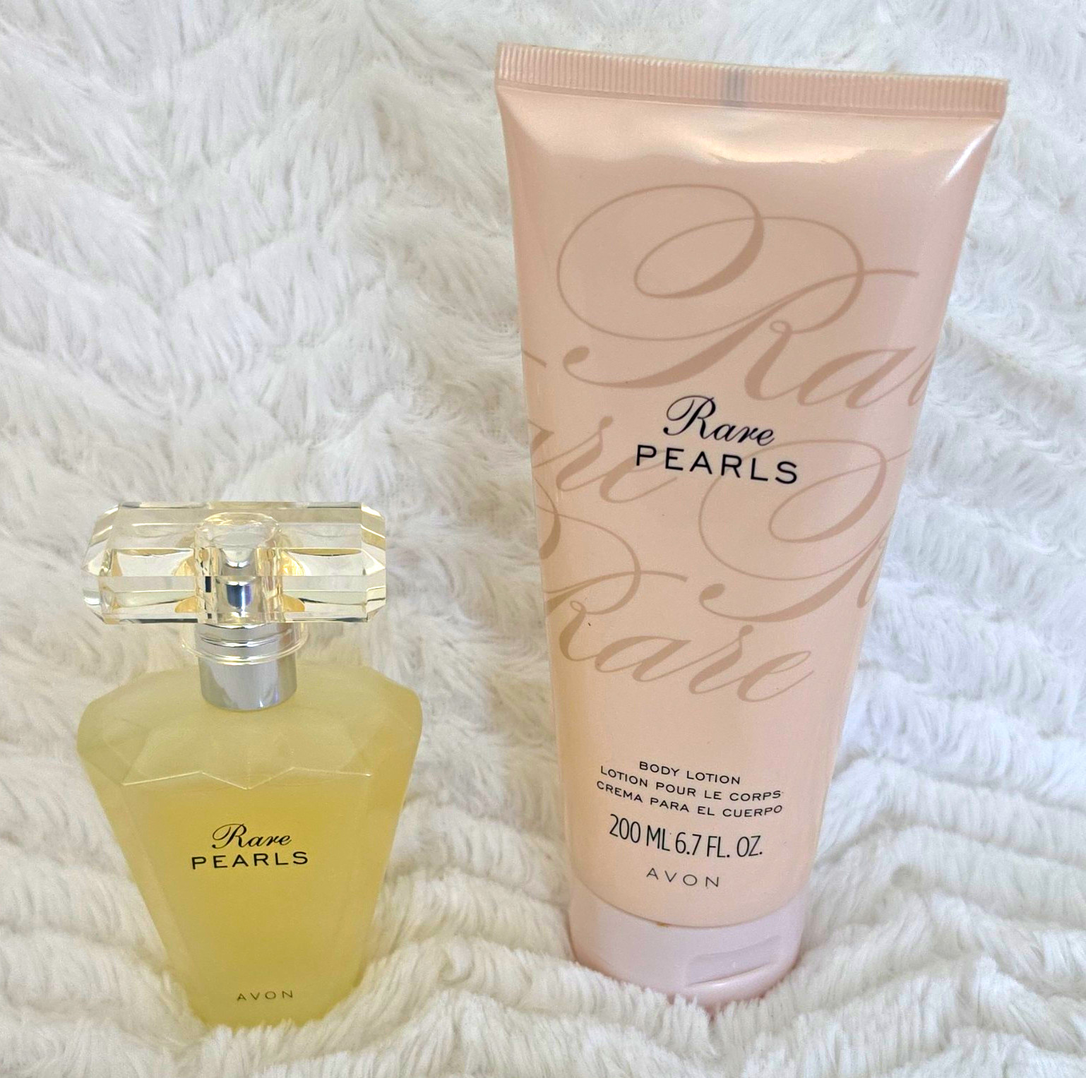 Avon Rare Pearls Body Lotion Fragrance 6.7 fl oz Regular Size Avon Rare Pearls Body Lotion Fragrance 6.7 fl oz Regular Size