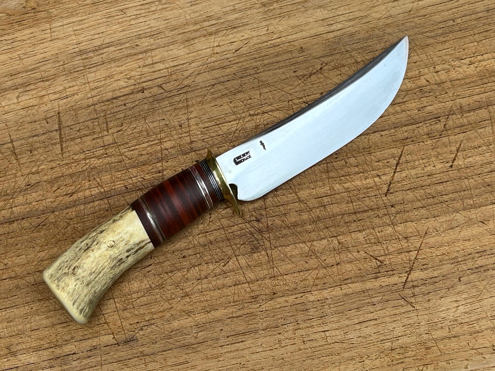 JOE HOLBERT CUSTOM MADE SCAGEL STYLE KNIFE, 9 1/2
