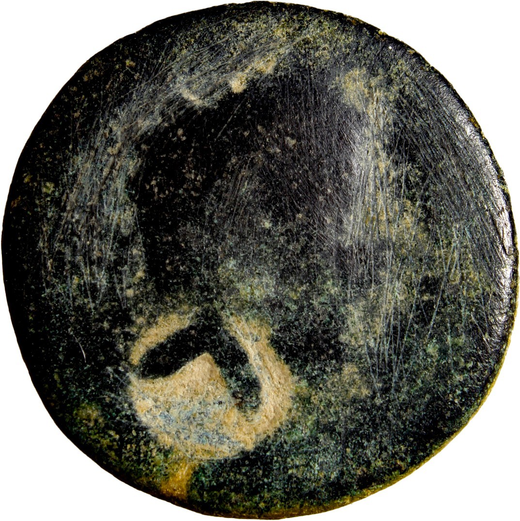 LEGIONARY COUNTERMARK Uncertain Coin from Judaea Decapolis Marcus Aurelius LEGIONARY COUNTERMARK Uncertain Coin from Judaea Decapolis Marcus Aurelius