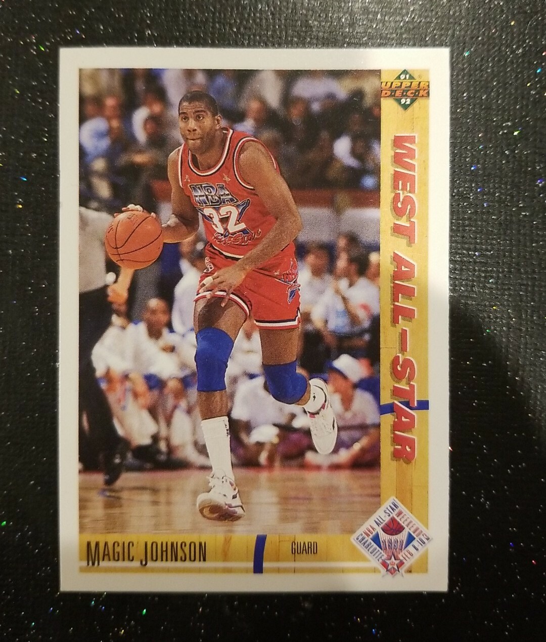 MAGIC JOHNSON - 1990-1991 Upper Deck West All Star #57. Fresh Pull Mint+ 🔥