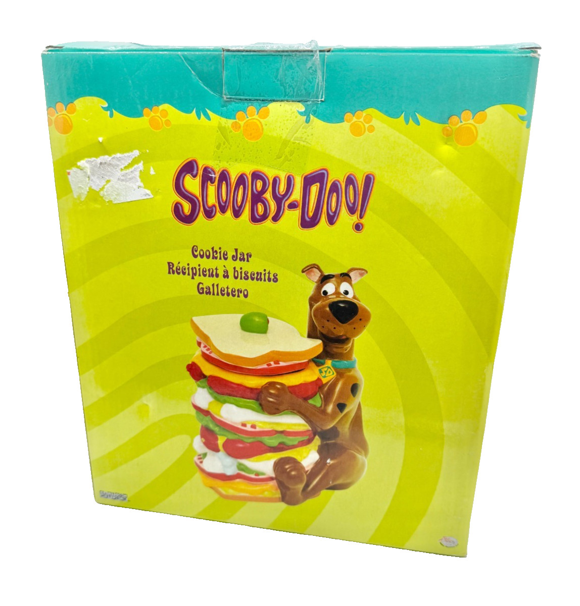 NOS Vintage 2003 Scooby Doo Super Decker Sandwich Cookie Jar