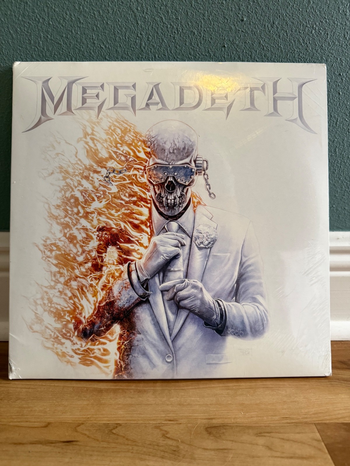 SEALED Megadeth Self-Titled 2026 Yellow Orange Ghostly Flame Vinyl 2LP New