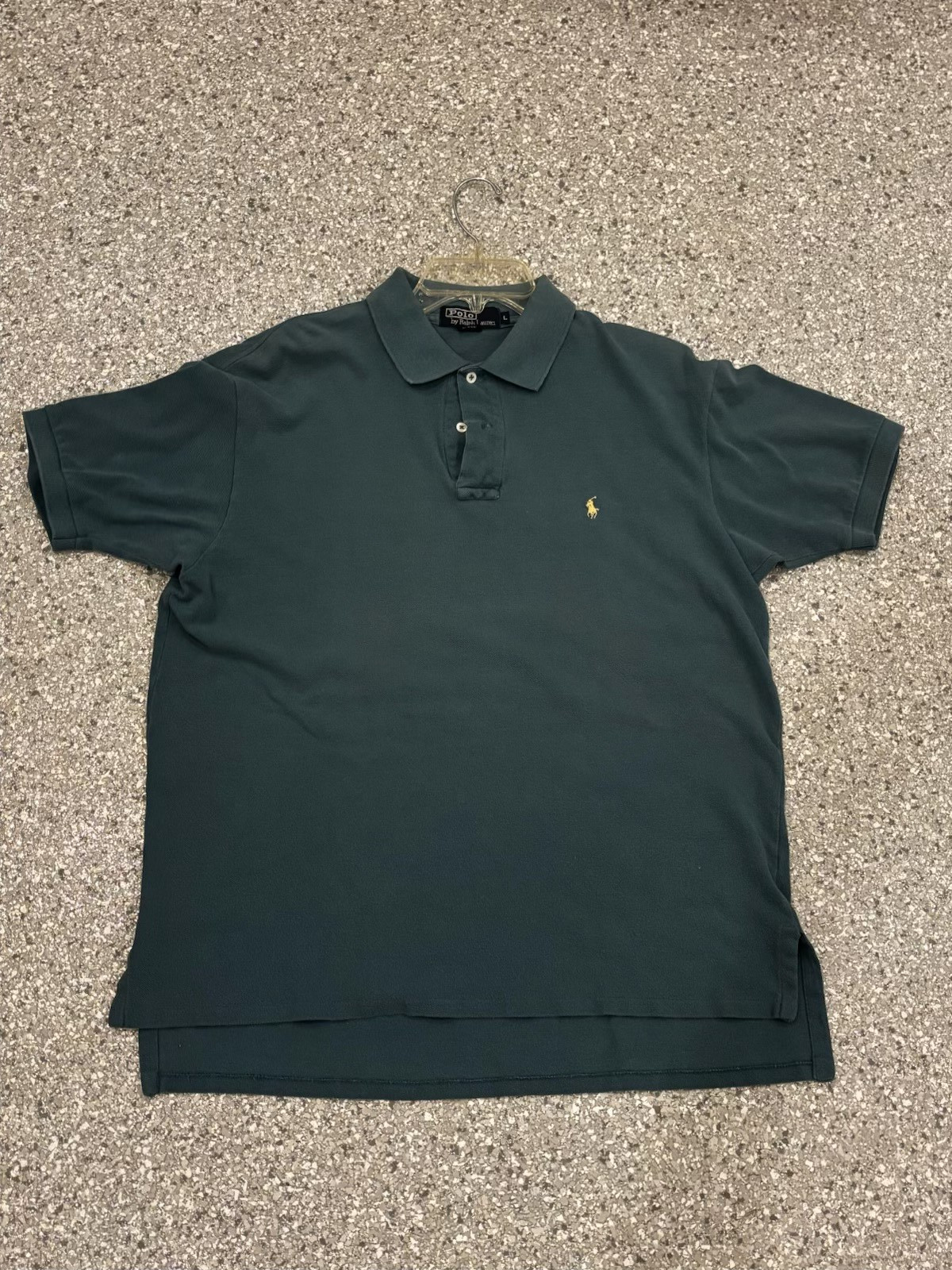 Vintage Polo Ralph Lauren Polo Shirt Short Sleeve Green Men\'s Size Large Vintage Polo Ralph Lauren Polo Shirt Short Sleeve Green Men\'s Size Large