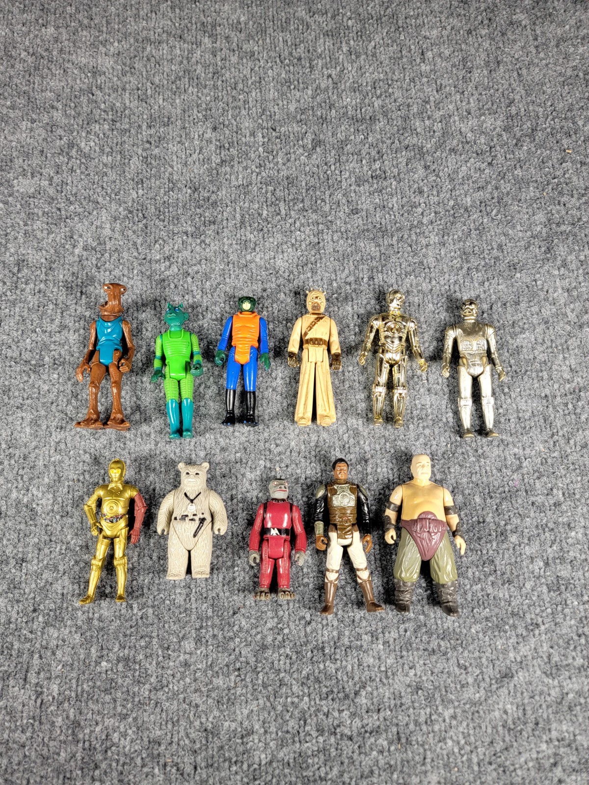 Vintage Kenner Star Wars 1977 - 1983 Figure Lot  10 ORIGINAL FIGURES * C3PO HK 