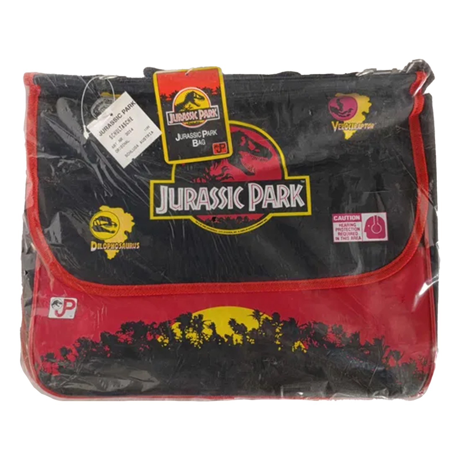 Vintage 1993 Jurassic Park School Bag Universal Studios