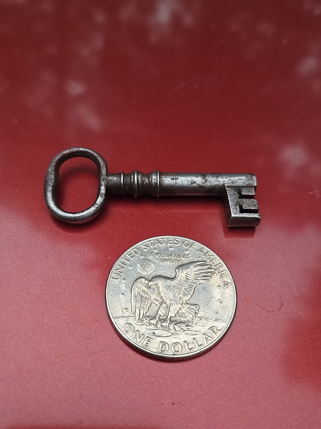 Great Old English Skeleton Key☆1800s Antique Metal Key Great Old English Skeleton Key☆1800s Antique Metal Key