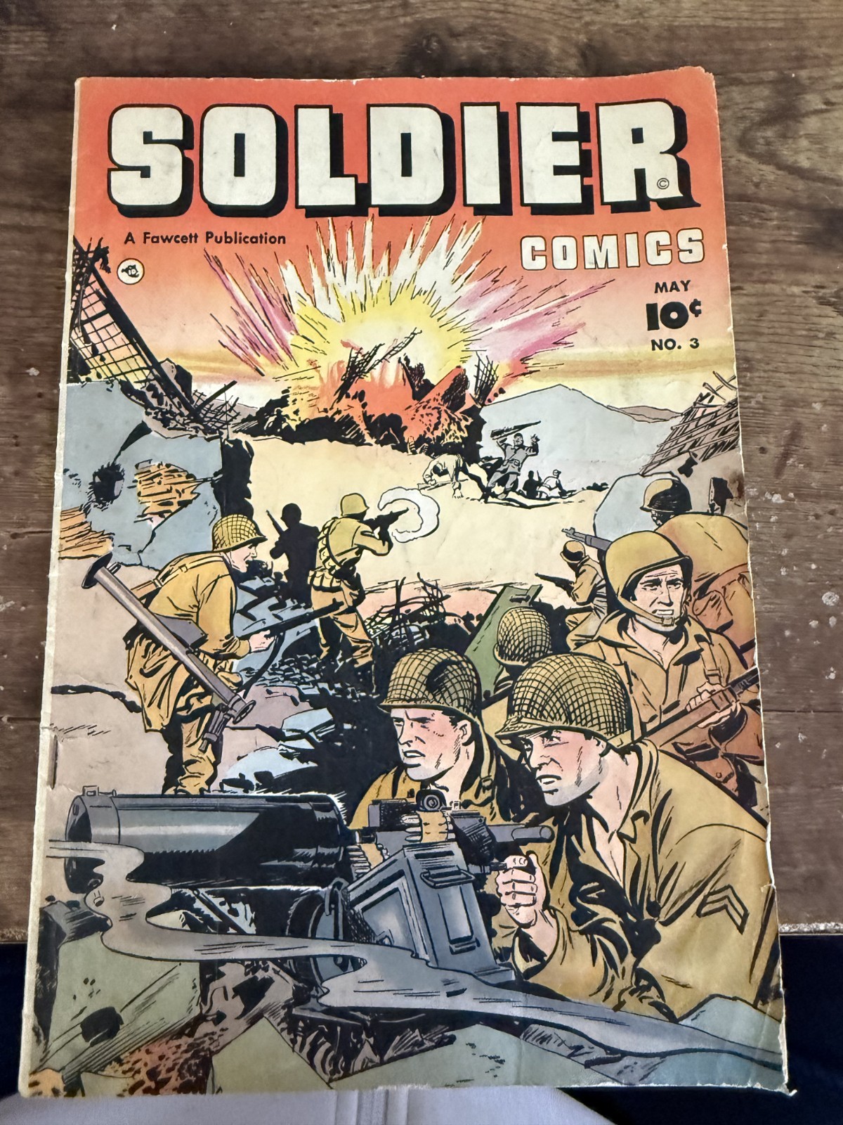 Soldier Comics #3 May 1952 Scarce Soldier Comics #3 May 1952 Scarce