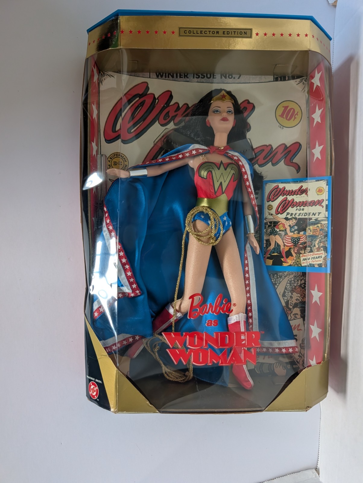 1999 Collector Edition Barbie as Wonder Woman Doll (Model #24638) by Mattel