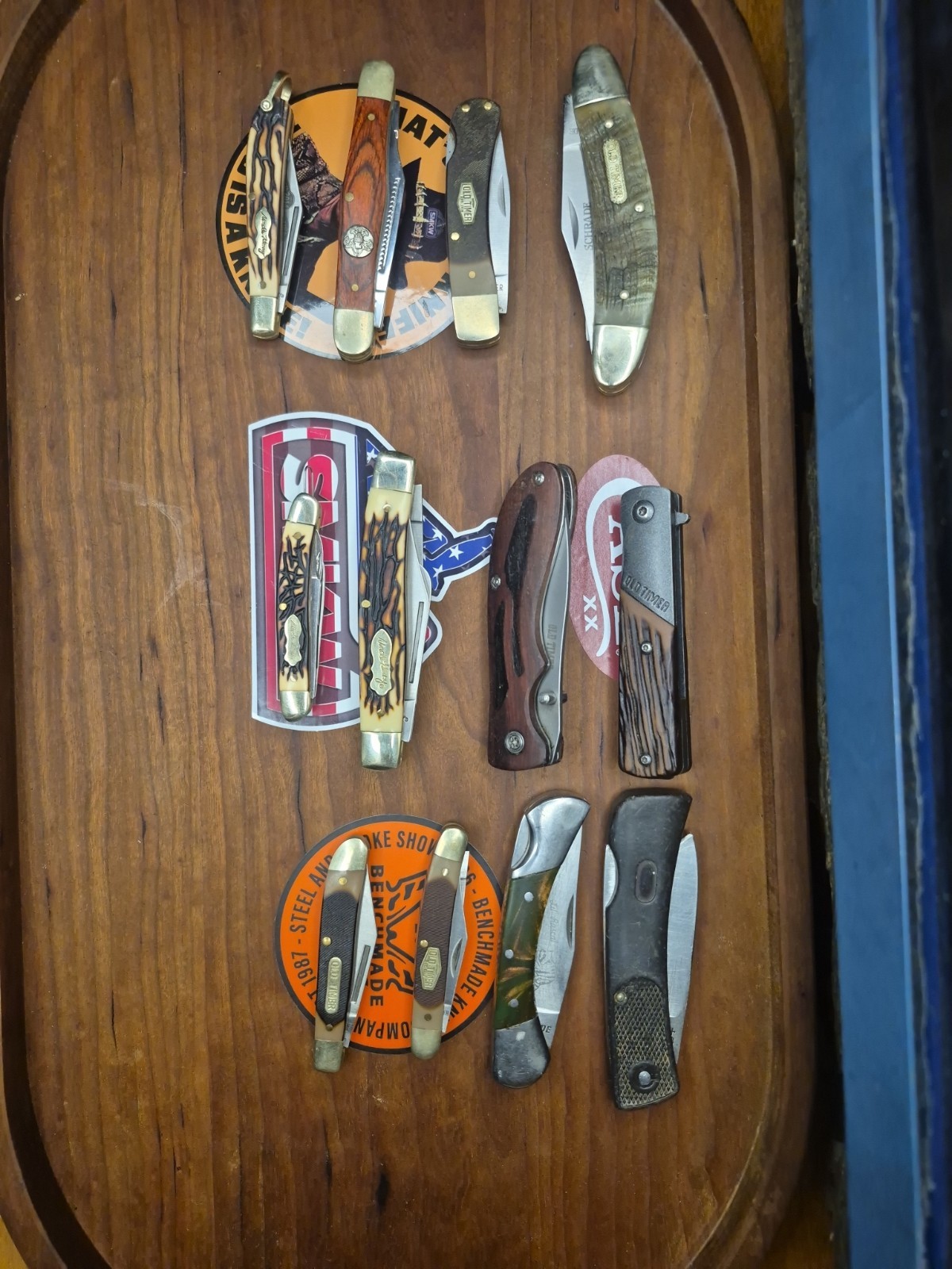 11 Pc Old Timer Schrade Knife Lot 11 Pc Old Timer Schrade Knife Lot