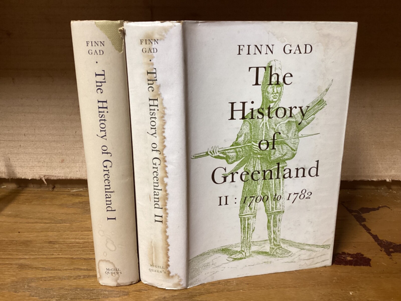 1971/73 2 Vols. The History Of Greenland - Finn Gad - Illustrated