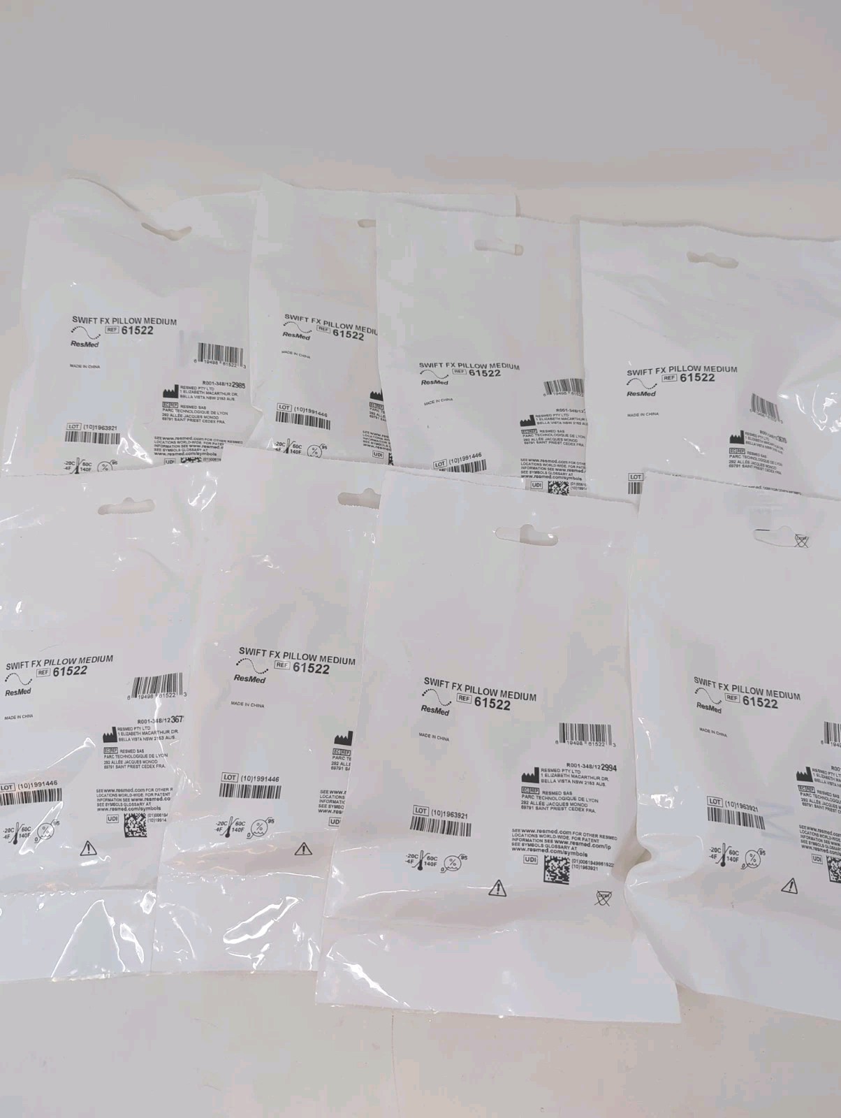 Lot of 8 Genuine ResMed SWIFT FX NASAL PILLOWS 61522 MEDIUM New OEM Lot of 8 Genuine ResMed SWIFT FX NASAL PILLOWS 61522 MEDIUM New OEM