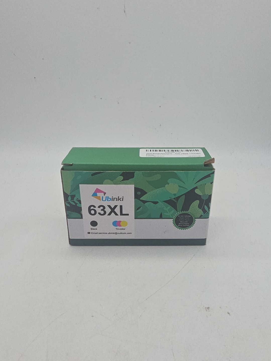 Ubinki 63XL Black Ink Cartridge, 2-Pack Open Box