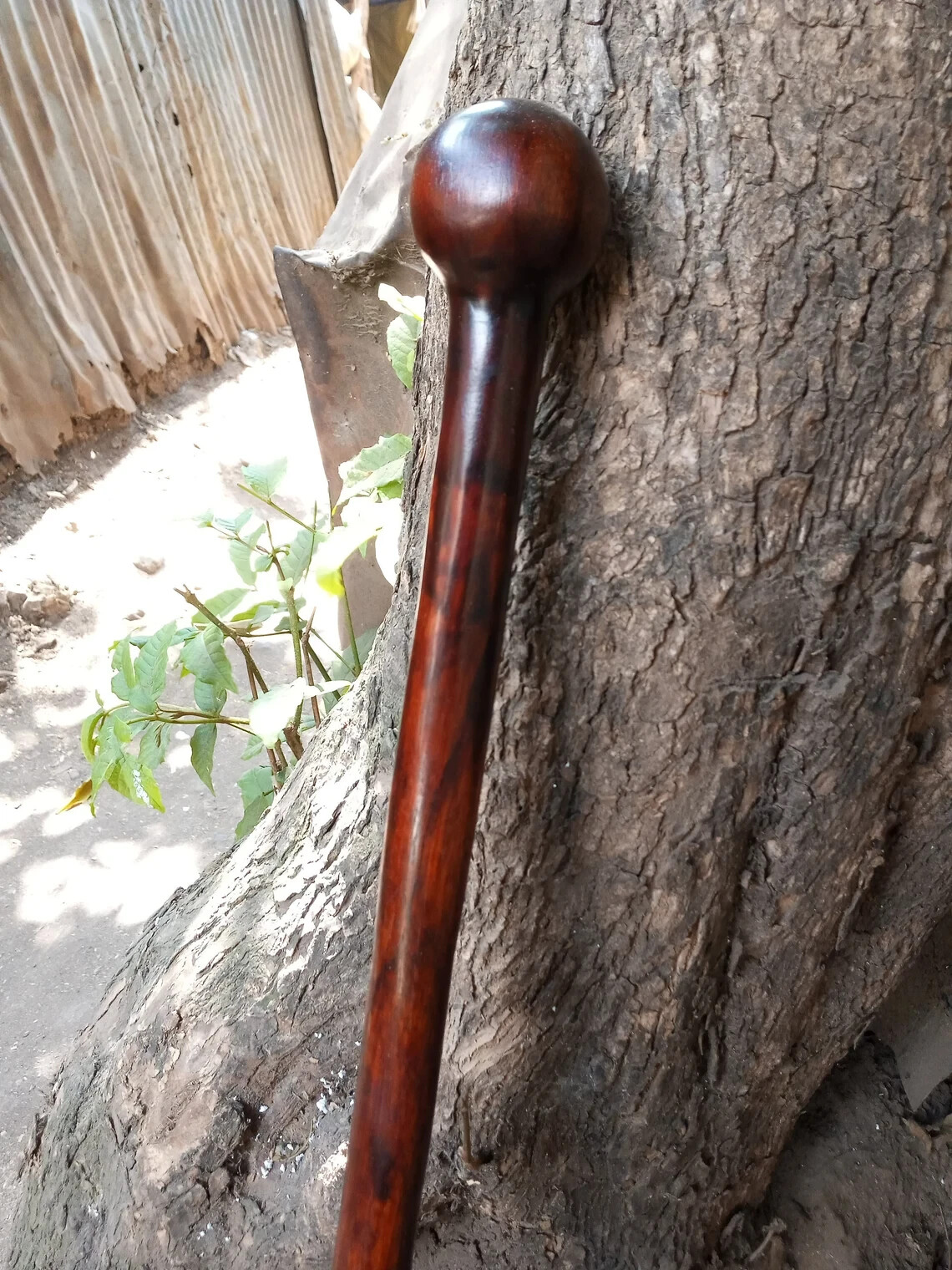 Original 1920 Style African Rosewood Ironwood Mahogany Walking Hiking Stick Ambi Original 1920 Style African Rosewood Ironwood Mahogany Walking Hiking Stick Ambi
