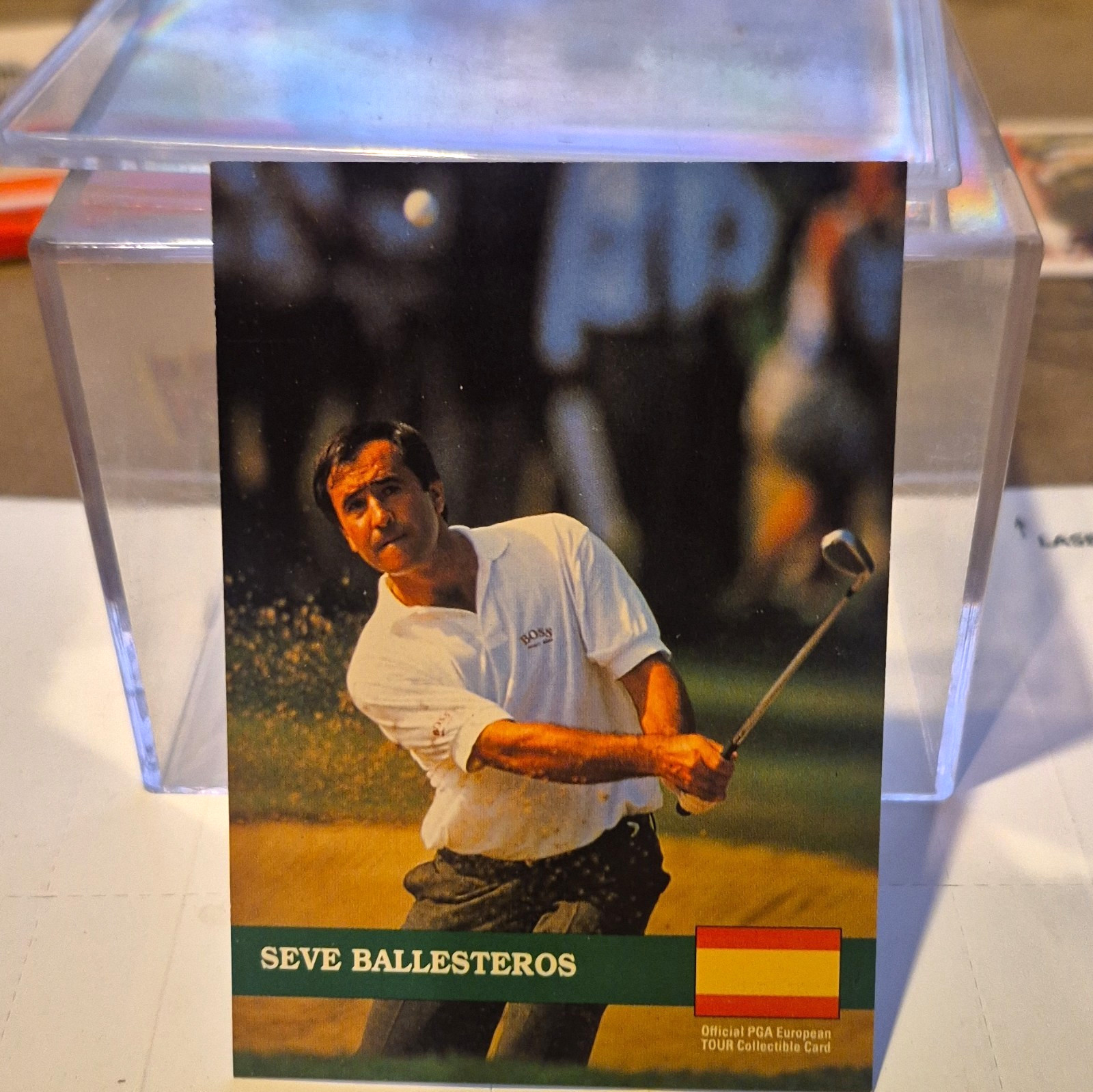 Pro Set 1992 Golf Seve Ballesteros PGA European Tour #E14 Official Card Pro Set 1992 Golf Seve Ballesteros PGA European Tour #E14 Official Card