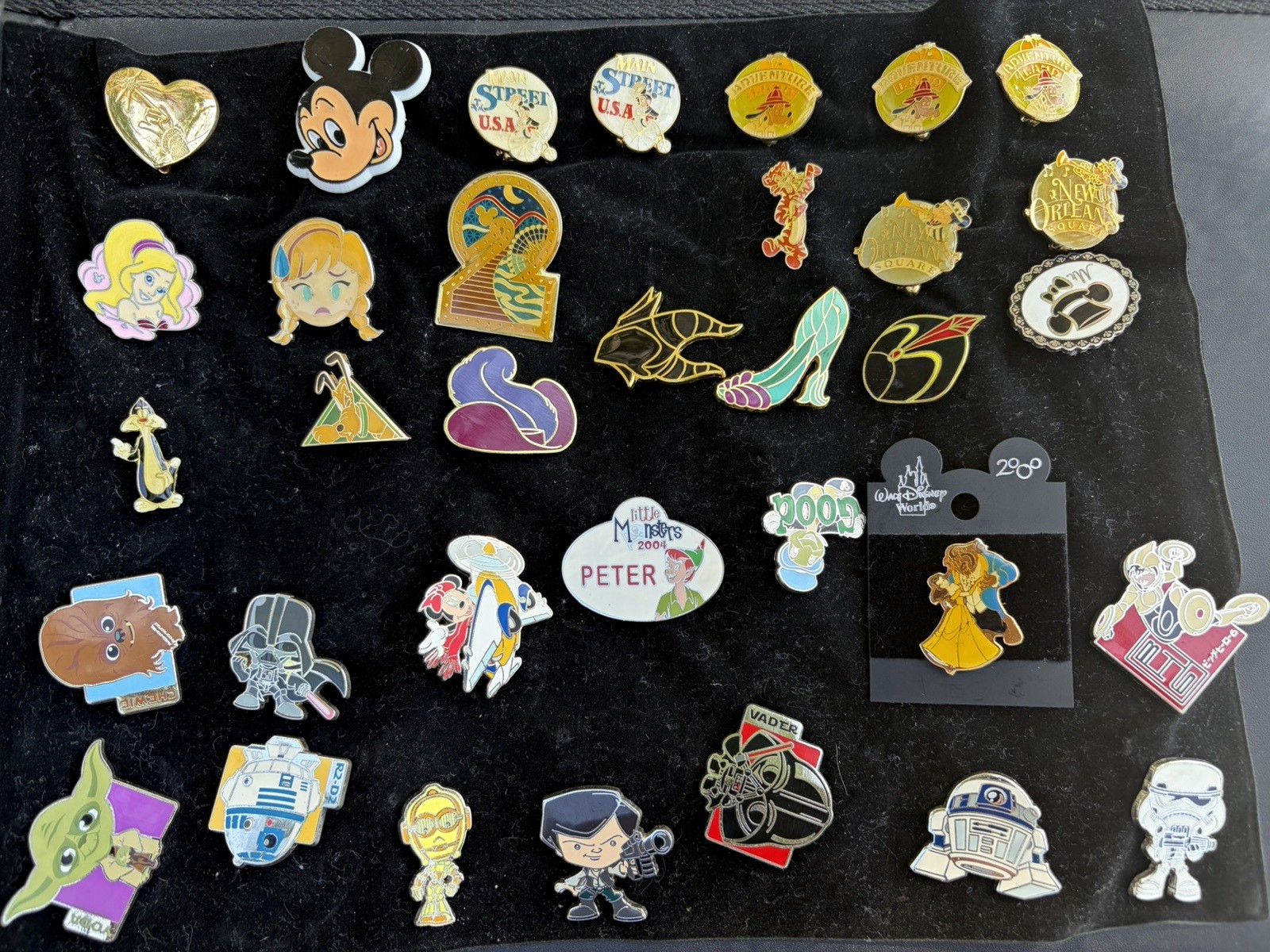 119 Disney Pin Collection Lot Vintage DCL Disneyland WDW Star Wars Nightmare LE