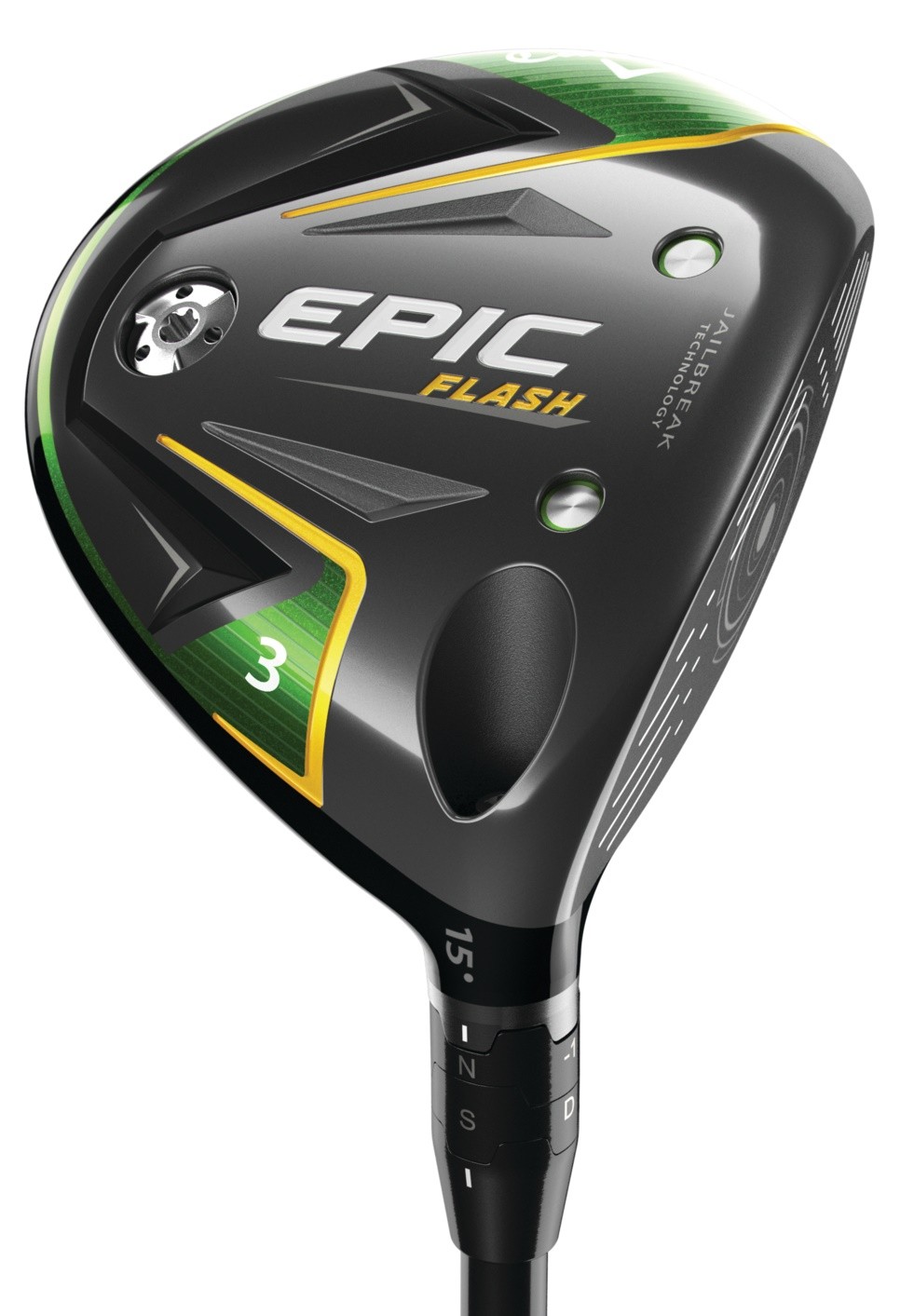 Callaway Epic Flash 13.5* 3+ Wood Regular Graph Project X Even Flow Green 55 Val