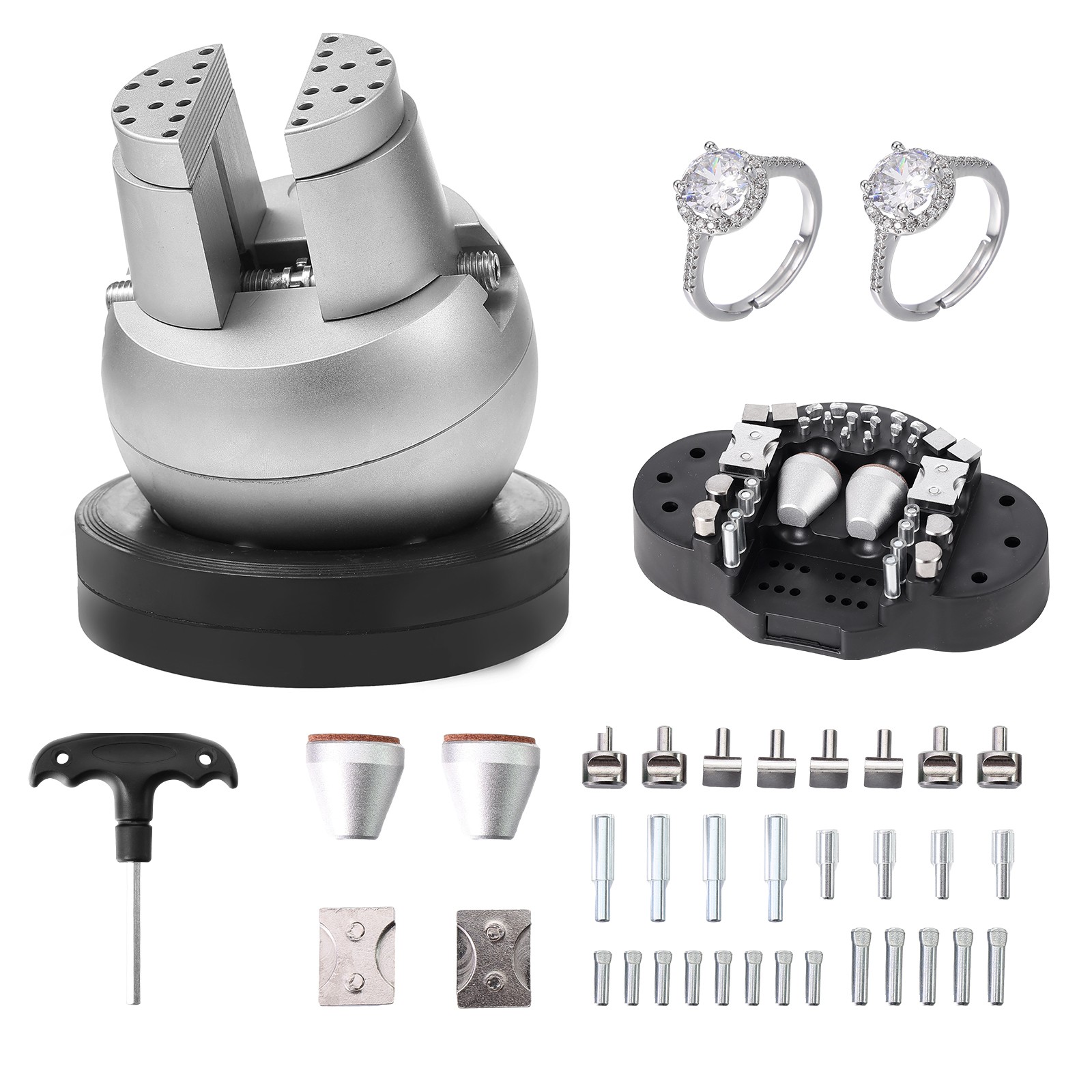 Uimoso 5-Inch Ball Vise for Engraving with 360° Rotating Base