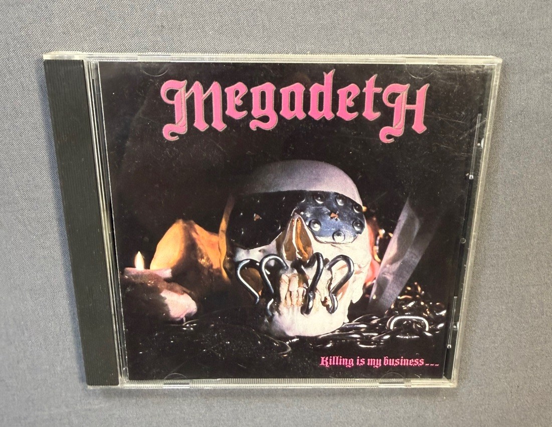 Vintage 1985 Combat CD Megadeth Killing Is My Business And Business Is Good RARE Vintage 1985 Combat CD Megadeth Killing Is My Business And Business Is Good RARE