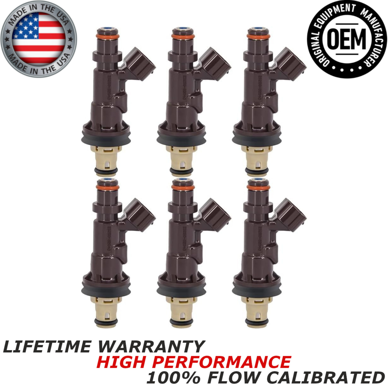 x6 NEW OEM Denso Fuel Injectors for 1999-04 Toyota 4Runner Tacoma Tundra 3.4L V6 x6 NEW OEM Denso Fuel Injectors for 1999-04 Toyota 4Runner Tacoma Tundra 3.4L V6