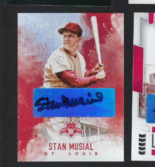 2017 Panini Diamond Kings #33 Stan Musial Signed St. Louis Cardinals Auto