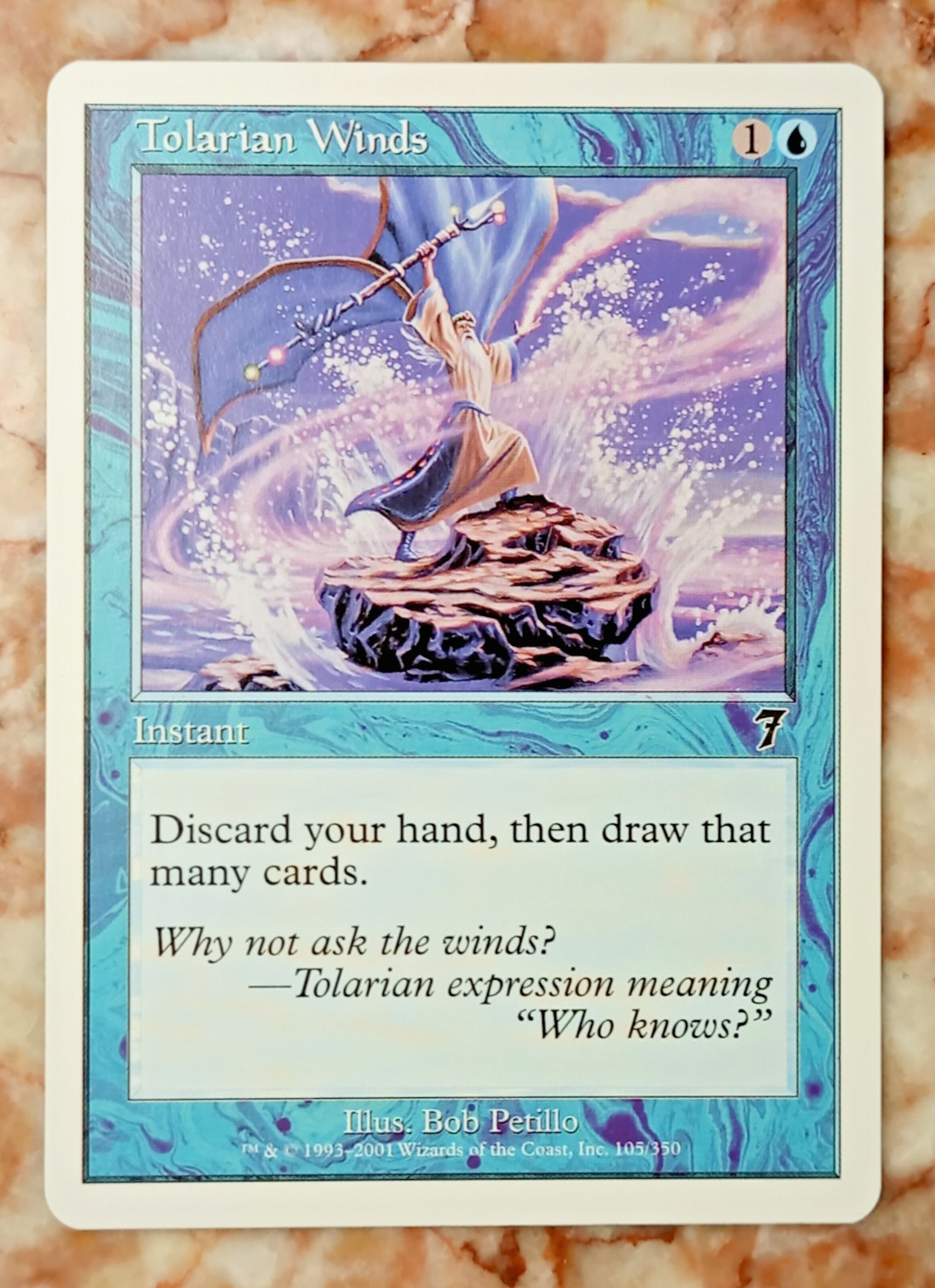 💧 1x Tolerian Winds 💧 NM-M / MTG Magic 7th Edition Regular