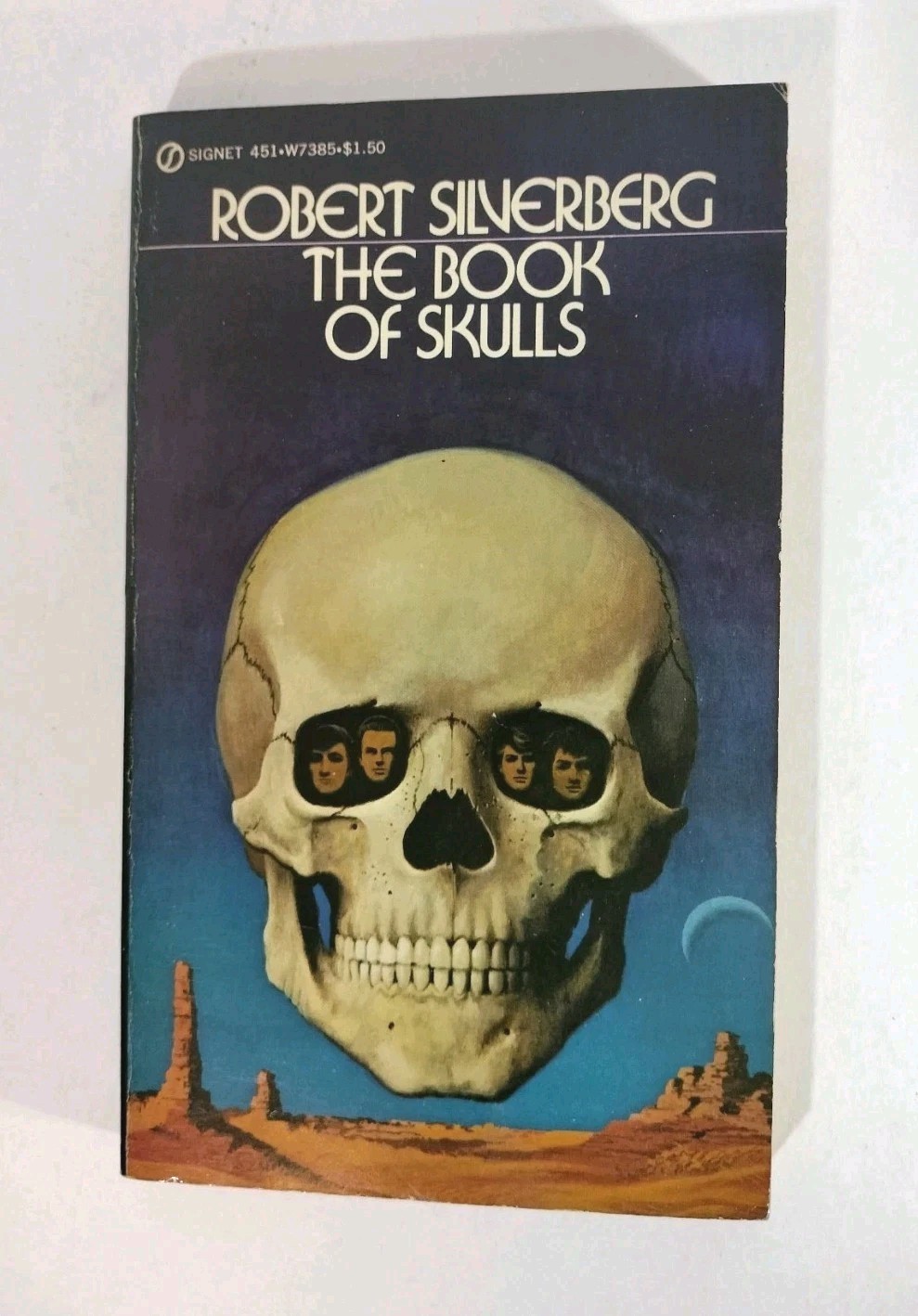 Robert Silverberg The Book of Skulls SIGNED Vintage 1972 Paperback Signet 2nd Pr