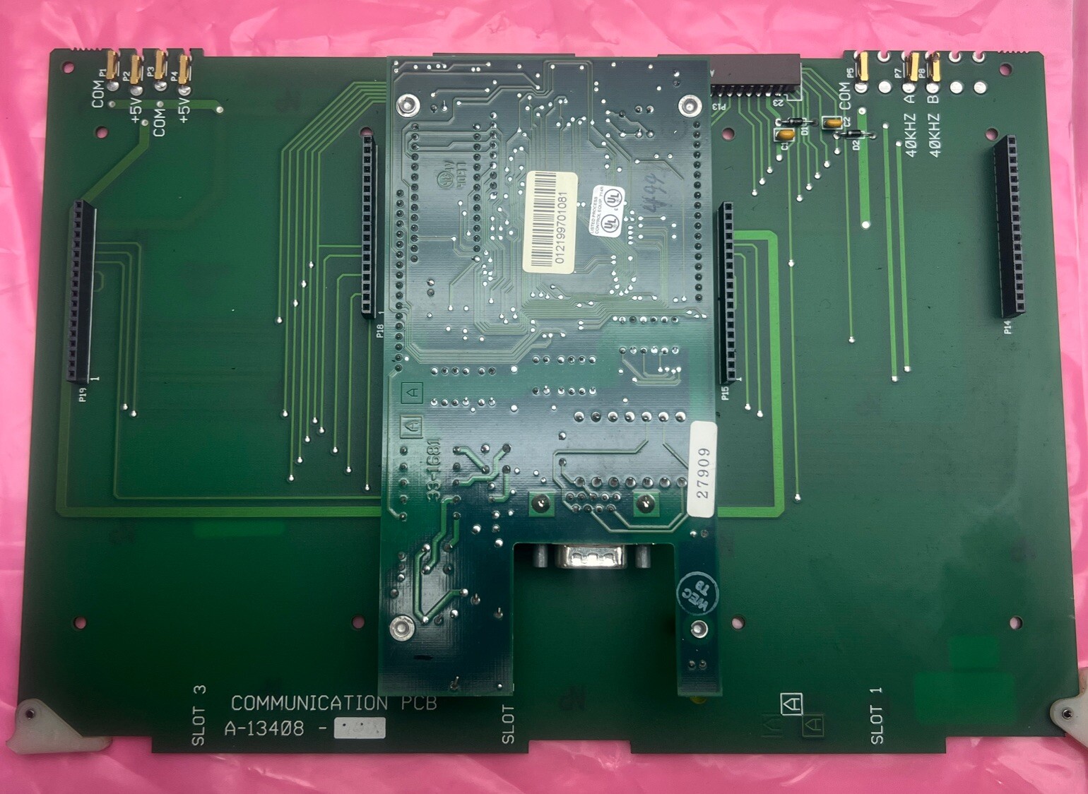 🔥Barber Colman A-13408 Communication PCB + 33-1681, Used, 🇺🇸 🔥Barber Colman A-13408 Communication PCB + 33-1681, Used, 🇺🇸